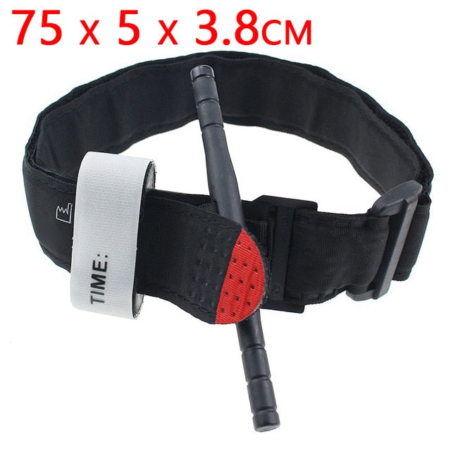 Camping Hiking Outdoor Survival Portable First Aid Quick Buckle Medical Military Tactical One Hand Emergency Tourniquet Pro