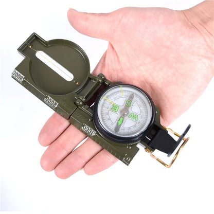 Portable Folding Lens Compass Survival American Military Army Geology Compass bussola kompas For Outdoor Camping Hiking Tool