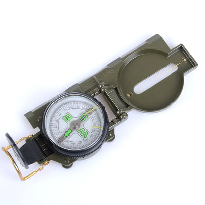 Portable Folding Lens Compass Survival American Military Army Geology Compass bussola kompas For Outdoor Camping Hiking Tool