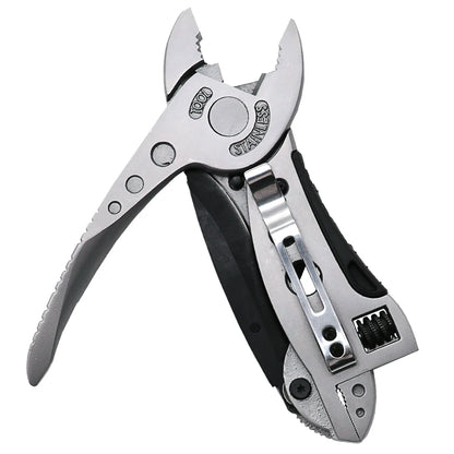 Repair Survival Hand Multi Tools Mini Multitool Pliers Pocket Knife Screwdriver Set Kit Adjustable Wrench Jaw Spanner