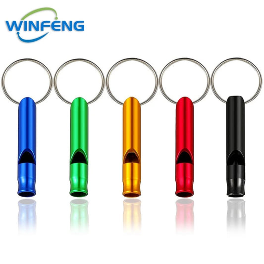 Frosting Polishing Retro Brass Survival Gear lifesaving Emergency SOS Whistle Carabiner Max Sound intensity Gold