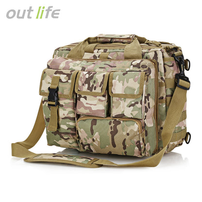 Outlife Outdoor Tablet Package Tactical Messenger Bag Military Waterproof Camouflage Handbag