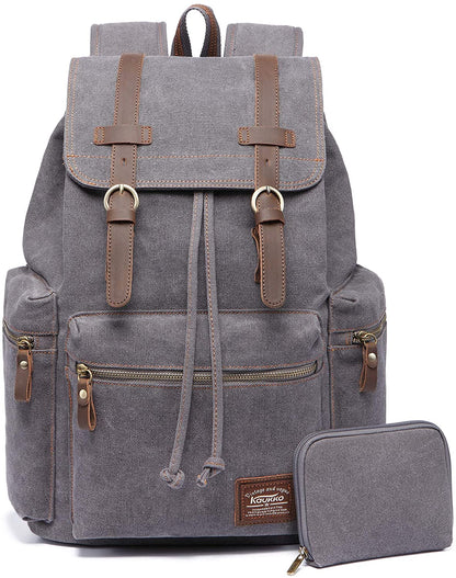 Vintage Canvas Backpacks Men and Women Bags Travel Students Casual for Hiking Travel Camping Backpack Mochila Masculina