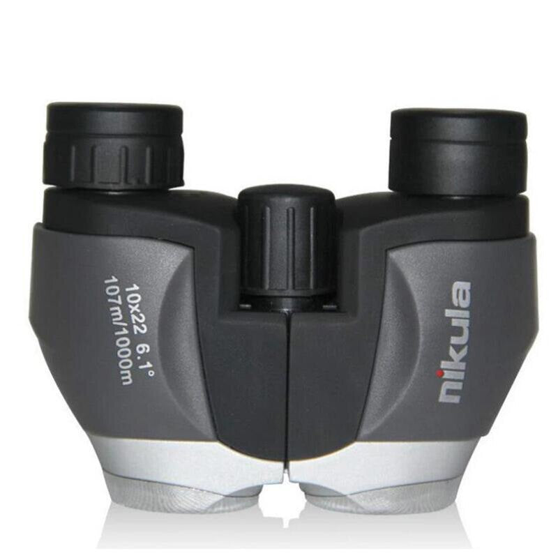 Nikula 10X22 HD Wide Vision 100% Optical Binoculars Compact High Optical Lens Outdoor Tourism Camping Hunting Telescope