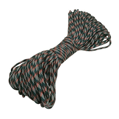 31m Paracord 550 Parachute Cord 100ft 4mm Paracord Rope Bundles Lanyard Rope Paracord Black Camping Equipment Survival Kit