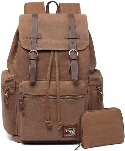 Vintage Canvas Backpacks Men and Women Bags Travel Students Casual for Hiking Travel Camping Backpack Mochila Masculina