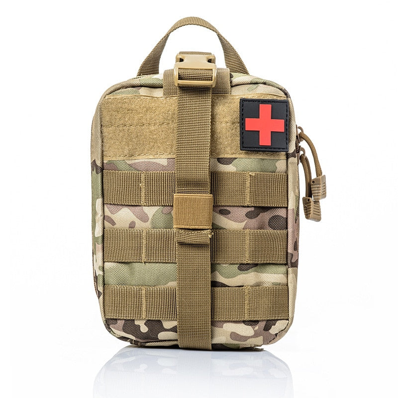 Outdoor First Aid Kit Tactical Molle Medical Bag Military EDC Waist Pack Hunting Camping Climbing Emergency Survival Bag