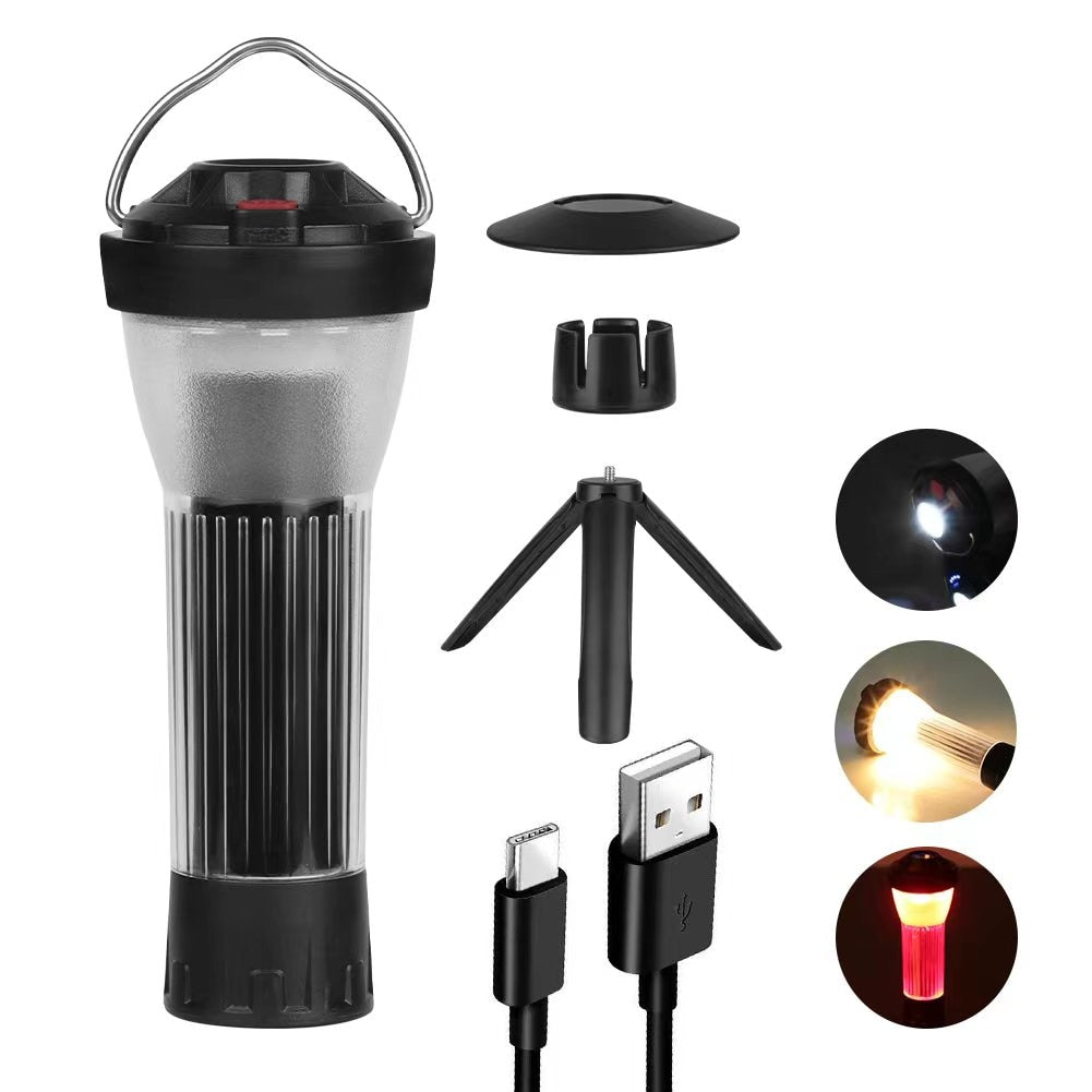 3000mAh Camping Light with Magnetic Base Similar To Blackdog Goal Zero Lantern 5 Lighting Modes Led Flashlights Camp Supplies