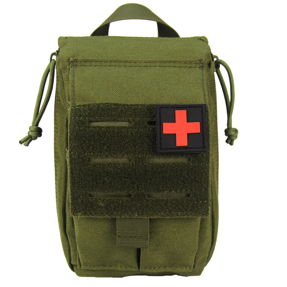 Outdoor First Aid Kit Tactical Molle Medical Bag Military EDC Waist Pack Hunting Camping Climbing Emergency Survival Bag