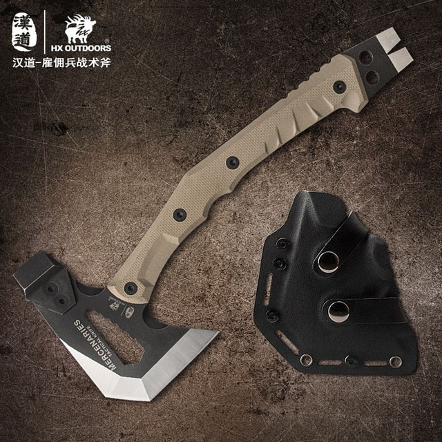 HX Tactical Engineer Axe Rescue Axe Camp Artillery Fire Rescue Axe Hammer survival firefighter camping supplies axe tomahawk