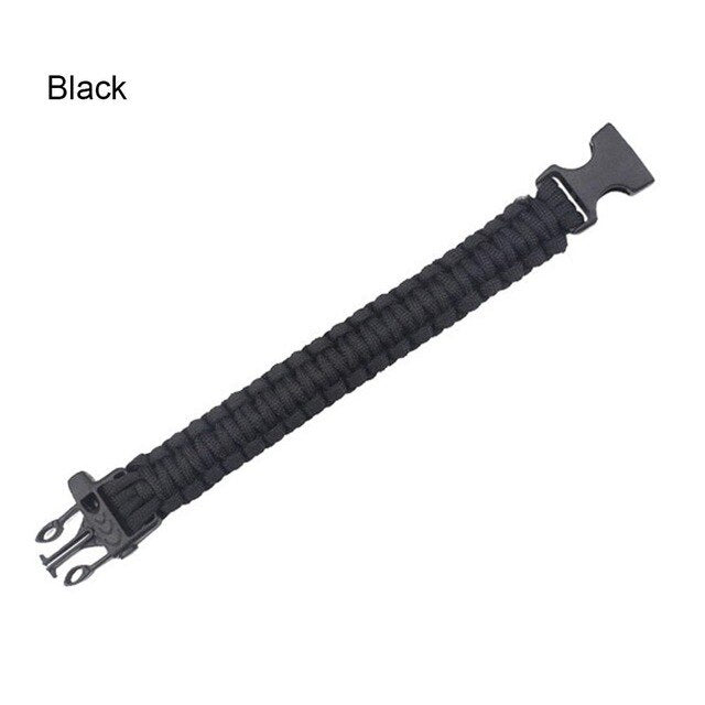 Emergency Rescue Bracelet With Whistle Paracord Survival Bracelet Tactical Climbing Rope Outdoor Parachute Cord Accessories