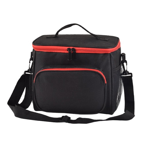 Thermal Insulated Cooler Bags Large Women Men Picnic Lunch Bento Box Trips BBQ Meal Ice Zip Pack Accessories Supplies Products