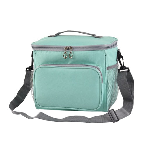 Thermal Insulated Cooler Bags Large Women Men Picnic Lunch Bento Box Trips BBQ Meal Ice Zip Pack Accessories Supplies Products