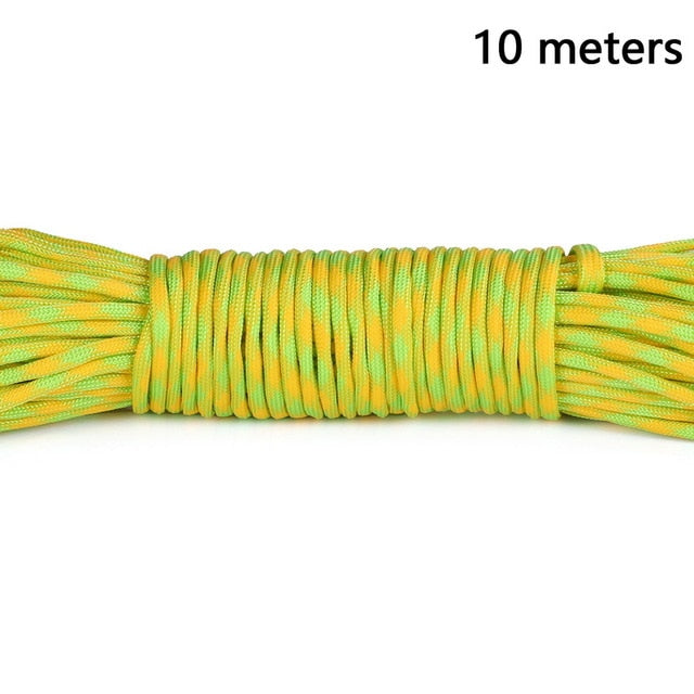 31 Meters Dia.4mm 7 Stand Cores Paracord For Survival Parachute Cord Lanyard Camping Climbing Camping Rope Hiking Clothesline