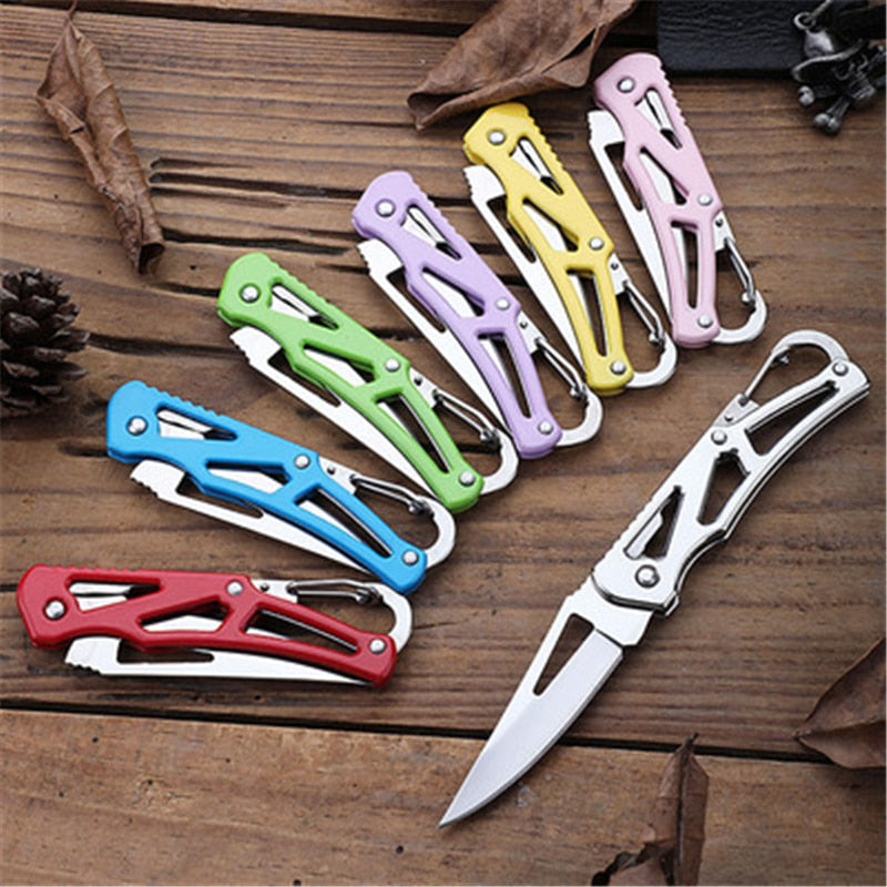 Folding Knife Tactical Outdoor Pocket Stainless Steel Survival Hunting Camping Fishing Climbing Pocket Fruit Knife Cutter Tools