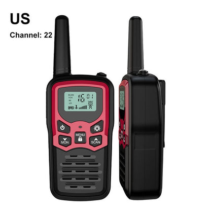 (2pcs) Mini Handheld Walkie Talkie Portable Radio High Power VHF Handheld Two Way Ham Radio Communicator Transceiver рация 5 KM