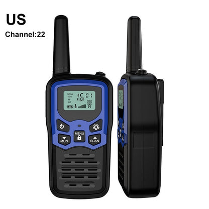 (2pcs) Mini Handheld Walkie Talkie Portable Radio High Power VHF Handheld Two Way Ham Radio Communicator Transceiver рация 5 KM