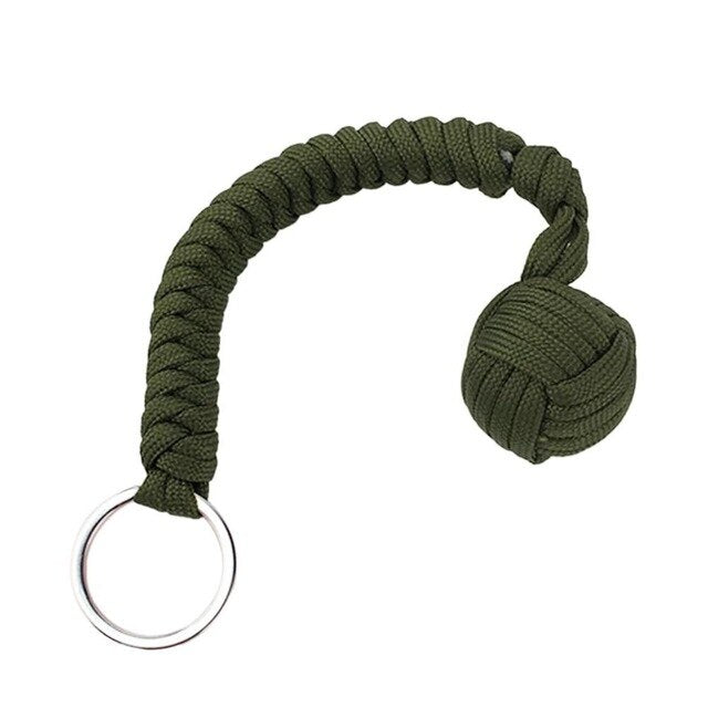 REIZ Outdoor Security protecting Monkey Fist Self Defense Tool Lanyard Survival Multifunctional Key Chain For Girl Outdoor Tools