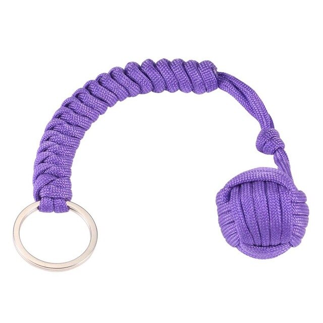 REIZ Outdoor Security protecting Monkey Fist Self Defense Tool Lanyard Survival Multifunctional Key Chain For Girl Outdoor Tools